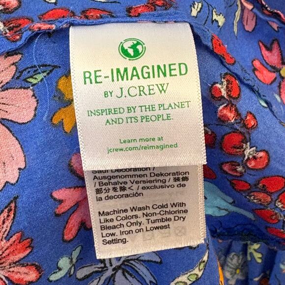 Dauphinette X J.Crew Tie-Shoulder Maxi Cover-Up Dress Small Cornucopia Floral - Picture 7 of 12